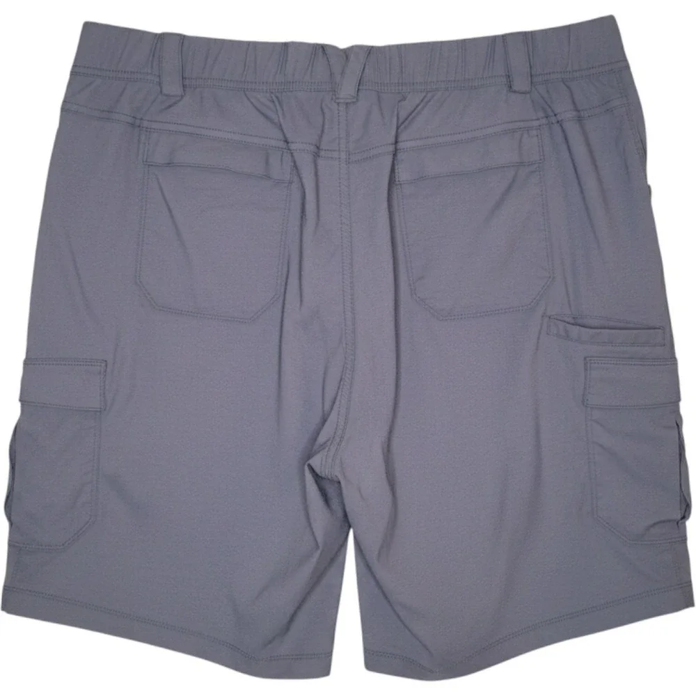 Duluth Trading Dry On The Fly Cargo Shorts Gray Women 20W Hiking Outdoor Utility
